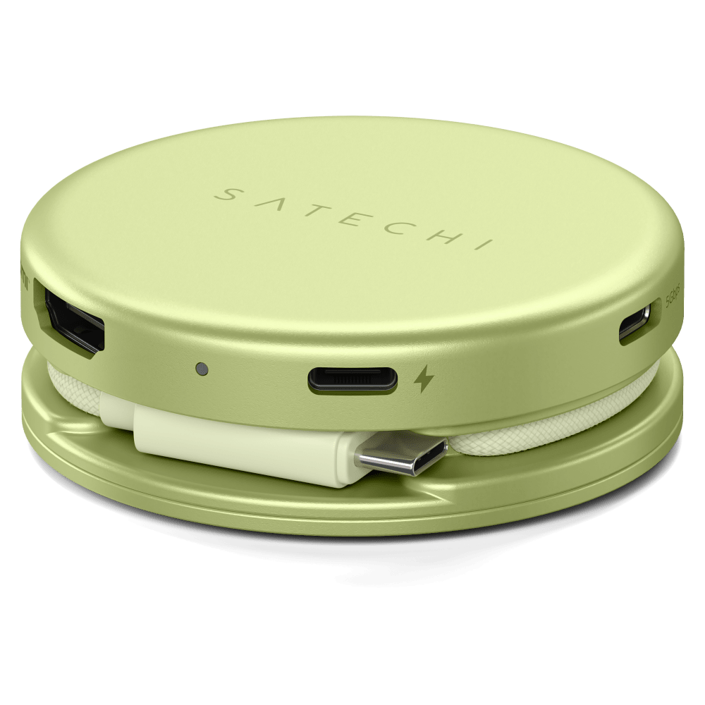 Wholesale cell phone accessory Satechi - OntheGo 5-in-1 Multiport Adapter - Citrus