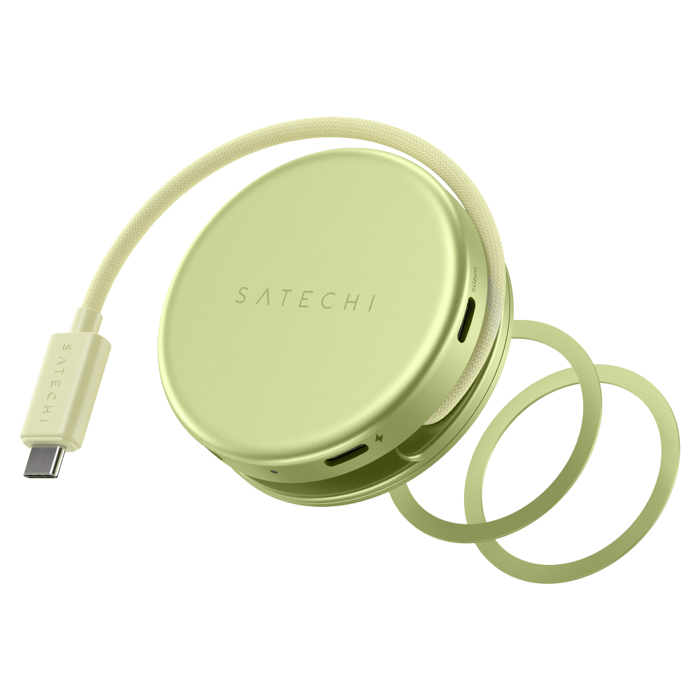 Wholesale cell phone accessory Satechi - OntheGo 5-in-1 Multiport Adapter - Citrus