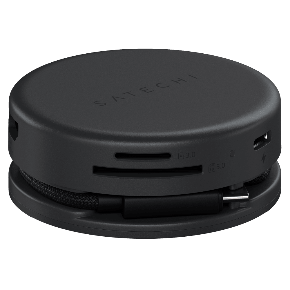 Wholesale cell phone accessory Satechi - OntheGo 7-in-1 Multiport Adapter - Space Black