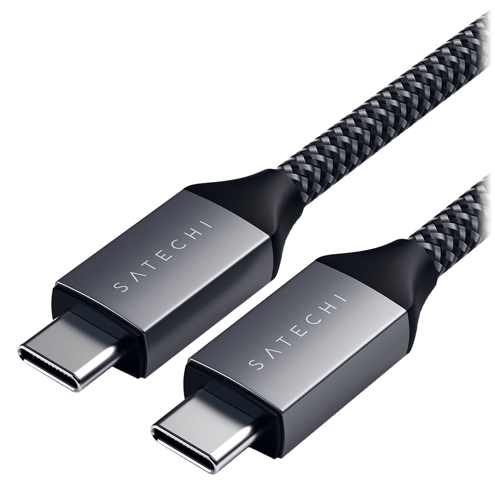 Wholesale cell phone accessory Satechi - USB C to USB C 100W Cable 6.5ft - Space Gray