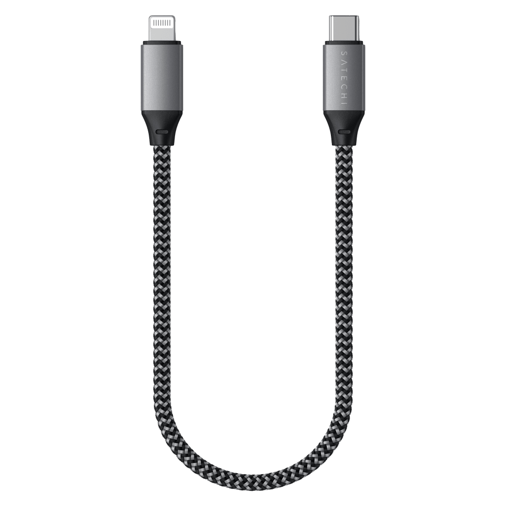 Wholesale cell phone accessory Satechi - USB C to Apple Lightning Cable 10in - Space Gray