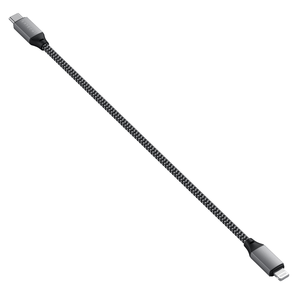 Wholesale cell phone accessory Satechi - USB C to Apple Lightning Cable 10in - Space Gray