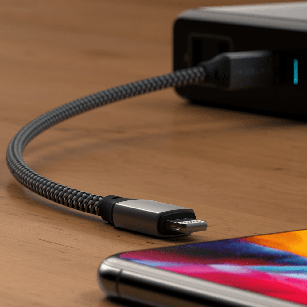 Wholesale cell phone accessory Satechi - USB C to Apple Lightning Cable 10in - Space Gray