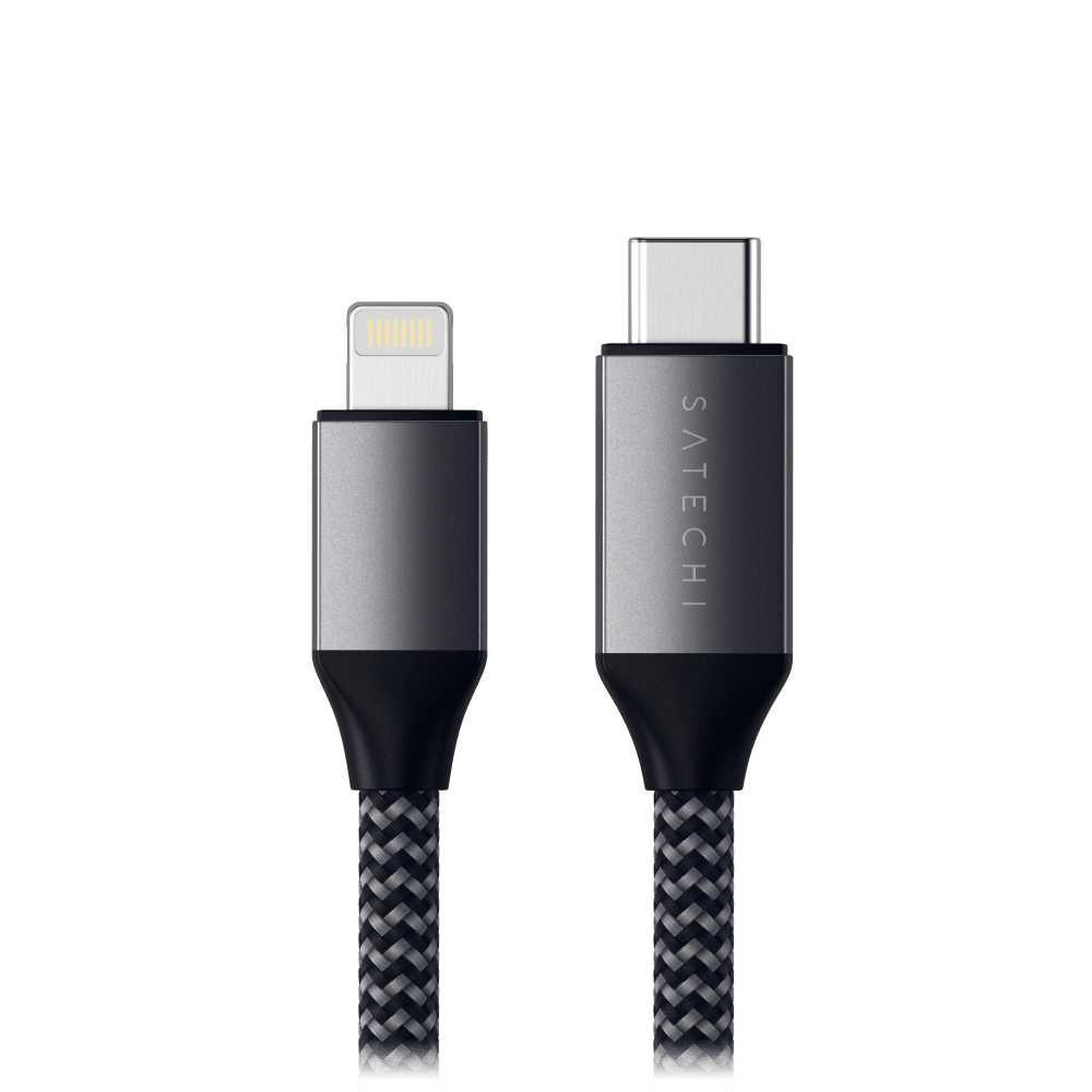 Wholesale cell phone accessory Satechi - USB C to Apple Lightning Cable 6ft - Space Gray