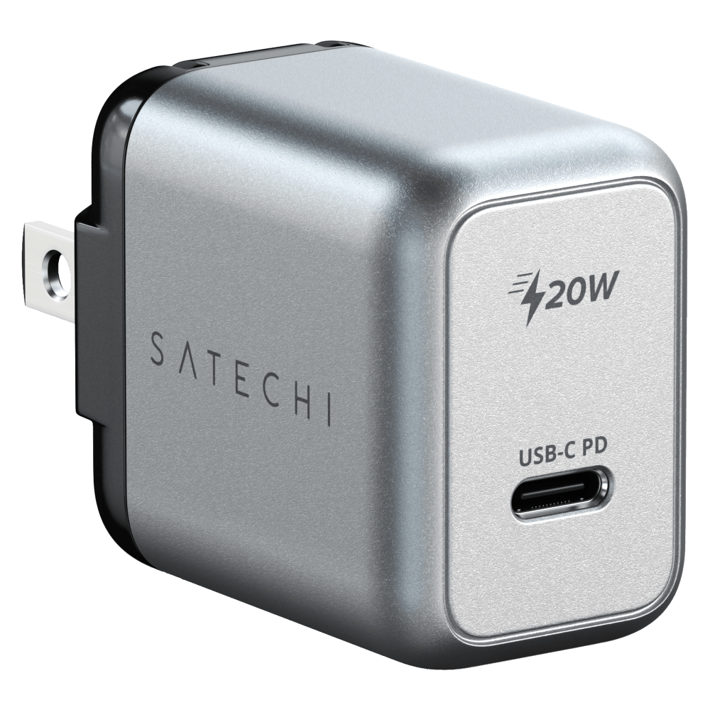 Wholesale cell phone accessory Satechi - USB C PD Wall Charger 20W - Space Gray