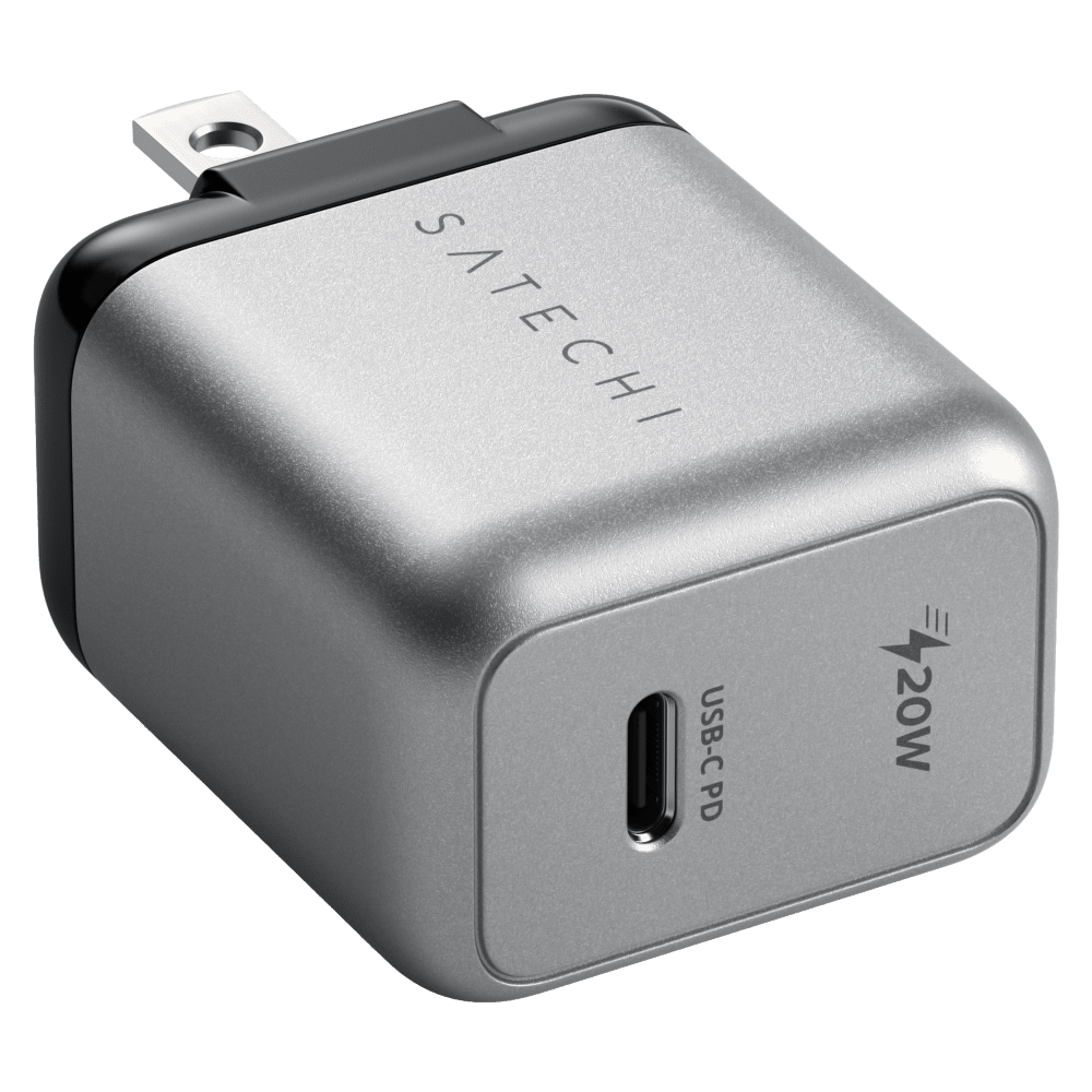 Wholesale cell phone accessory Satechi - USB C PD Wall Charger 20W - Space Gray