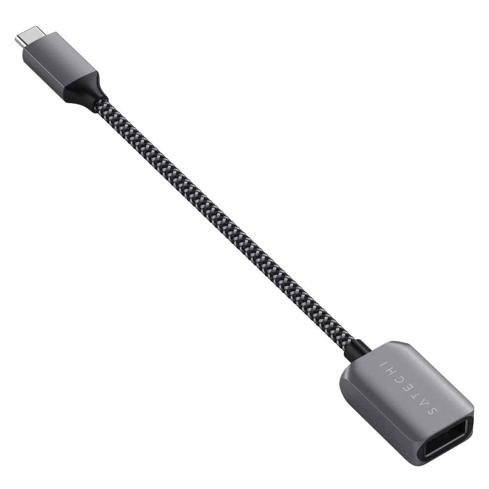 Wholesale cell phone accessory Satechi - USB A 3.0 to USB C Adapter - Space Gray