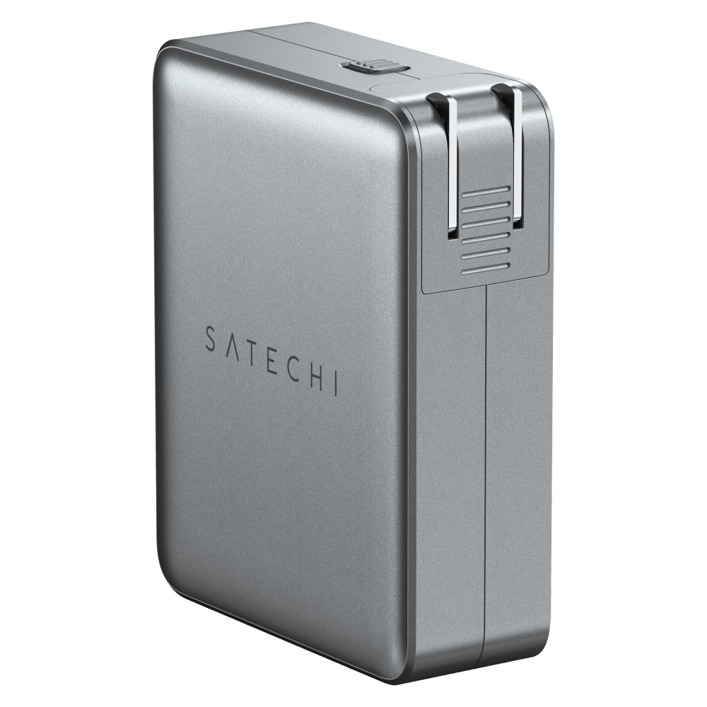 Wholesale cell phone accessory Satechi - 145W USB C 4 Port GAN Travel Charger - Space Grey