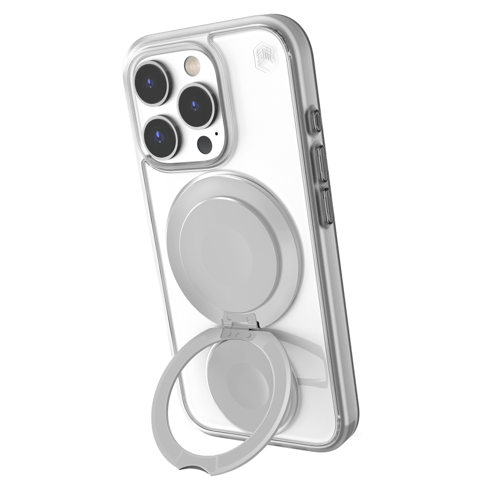 Wholesale cell phone accessory STM - Roll MagSafe Case for Apple iPhone 16 Pro Max - Silver