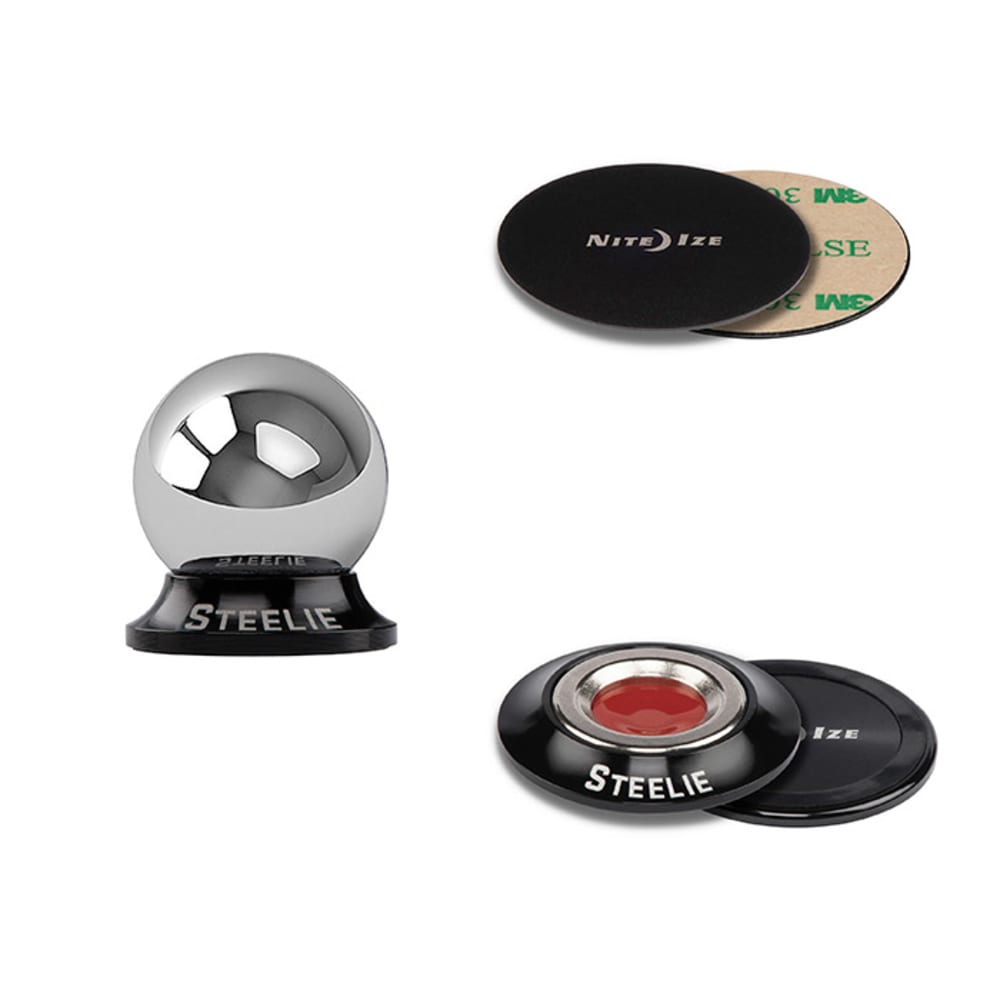 Wholesale cell phone accessory Nite Ize - Steelie Orbiter Dash Mount Kit - Silver and Black