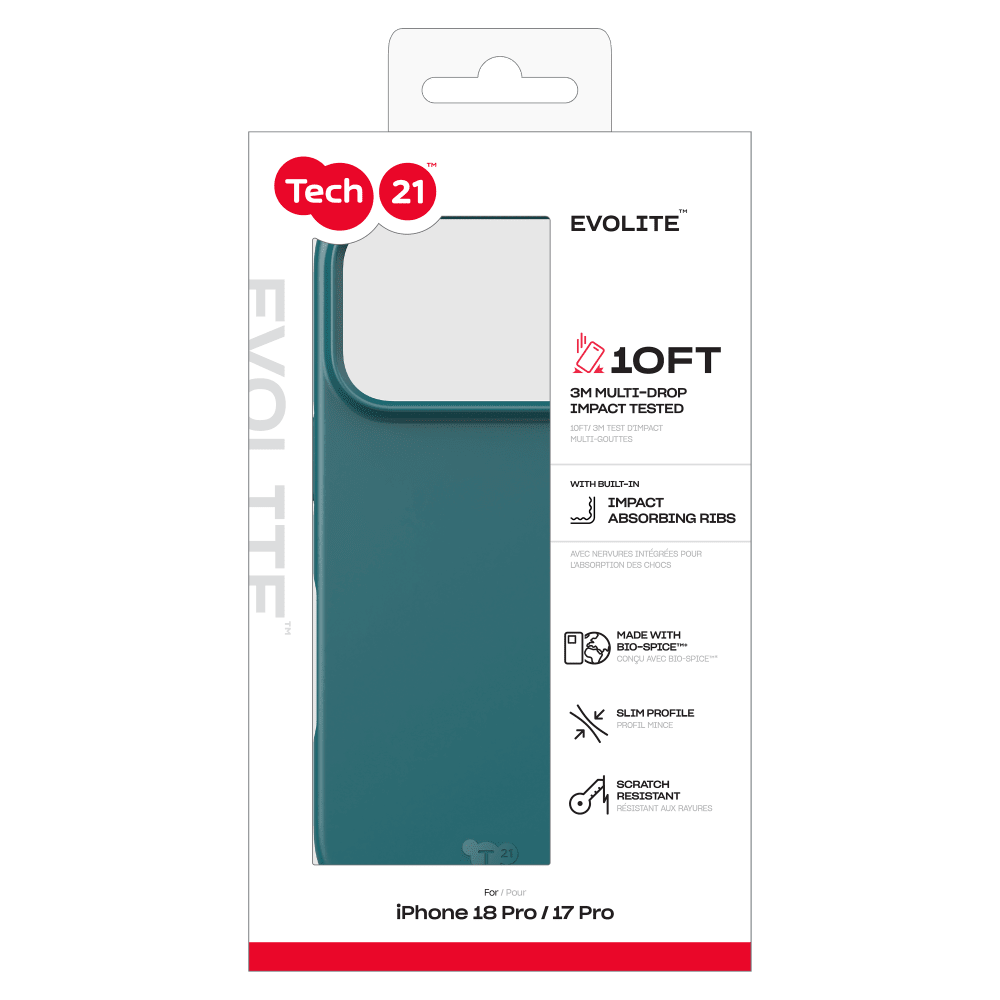 Wholesale cell phone accessory Tech21 - EvoLite Case for Apple iPhone 18 Pro / 17 Pro - Quantum