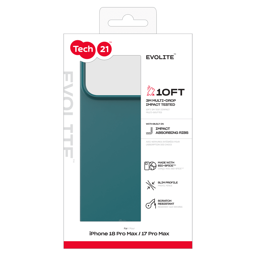Wholesale cell phone accessory Tech21 - EvoLite Case for Apple iPhone 18 Pro Max / 17 Pro Max