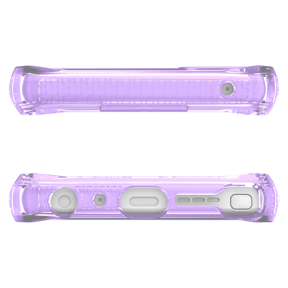 Wholesale cell phone accessory ITSKINS - Spectrum_R  Clear Case for TCL Stylus 5G - Light Purple