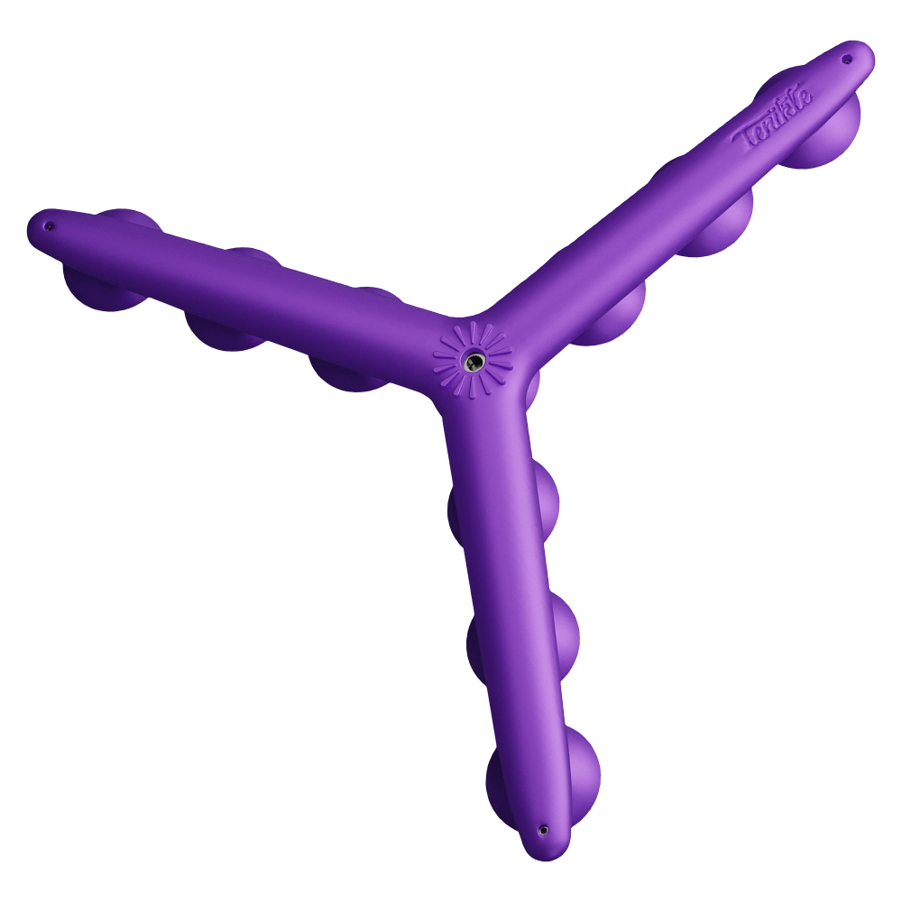 Wholesale cell phone accessory Tenikle - PRO Bendable Suction Cup Tripod Mount - Orchid Purple