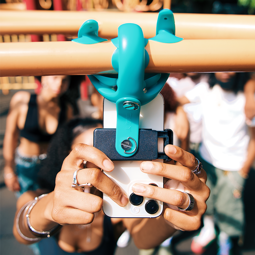 Wholesale cell phone accessory Tenikle - PRO Bendable Suction Cup Tripod Mount - Teal