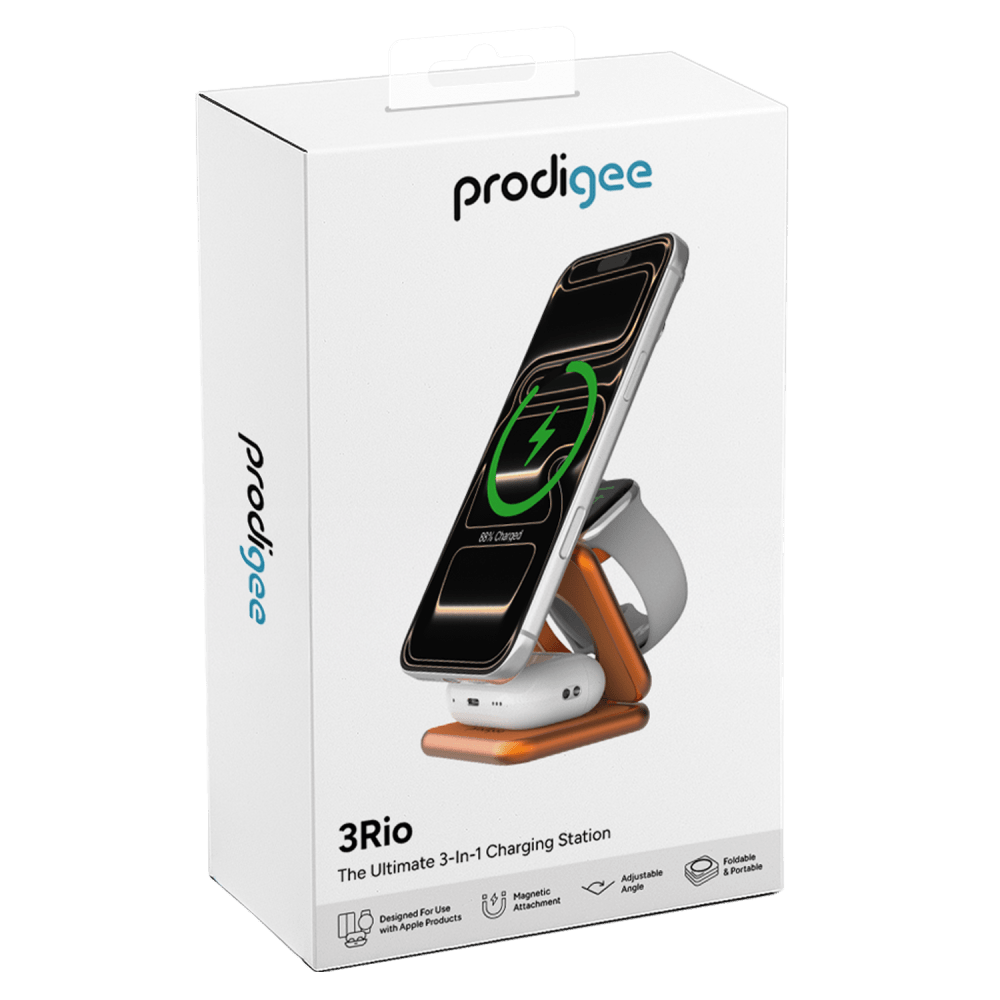 Wholesale cell phone accessory prodigee - Trio 3 in 1 Magnetic Charger for Apple iPhones  /