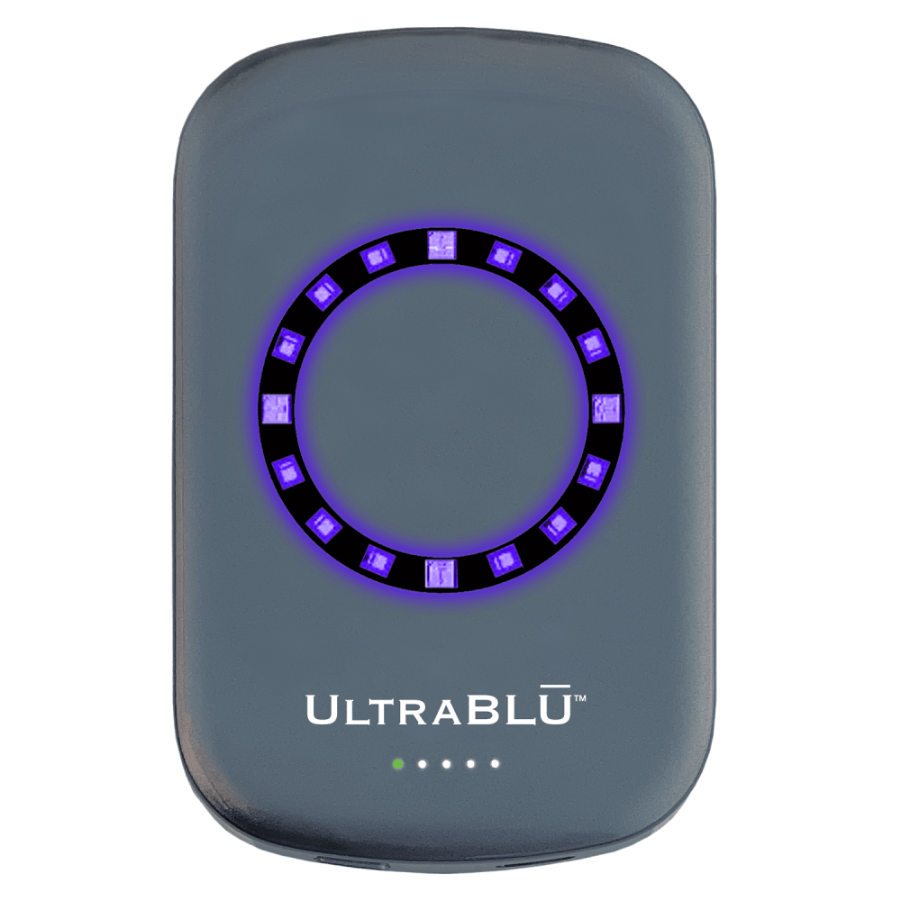 Wholesale cell phone accessory UltraBLU - Sanitizing and Charging Magnetic Power Bank - Grey