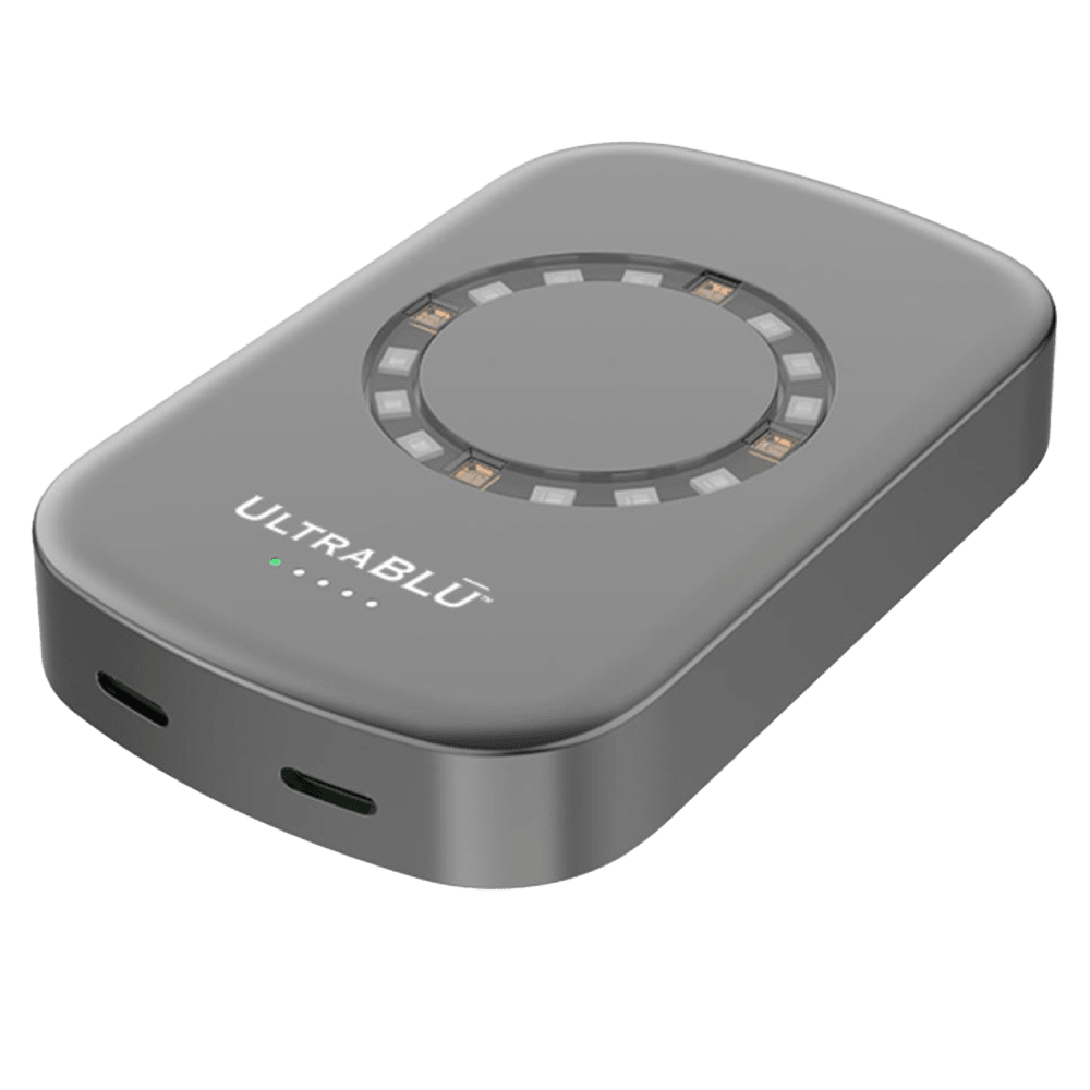 Wholesale cell phone accessory UltraBLU - Sanitizing and Charging Magnetic Power Bank - Grey