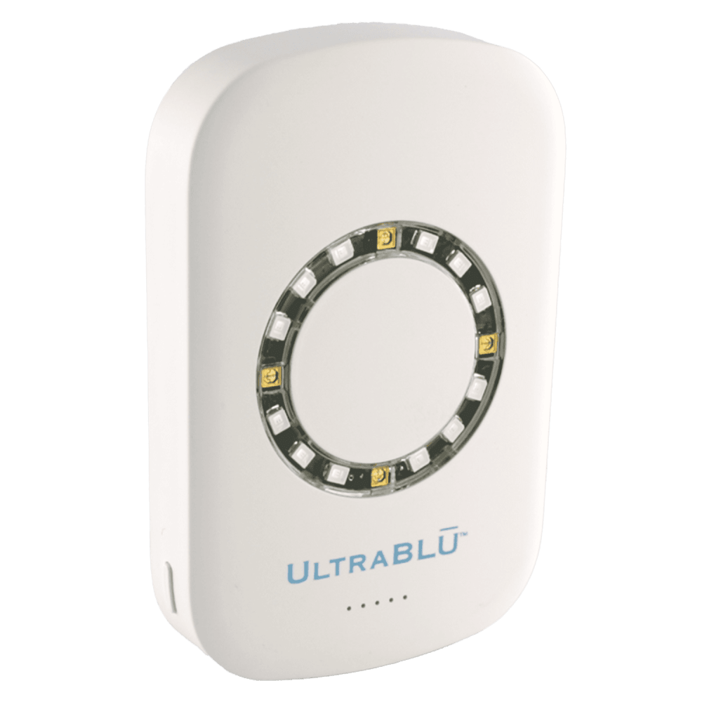 Wholesale cell phone accessory UltraBLU - Sanitizing and Charging Magnetic Power Bank - White