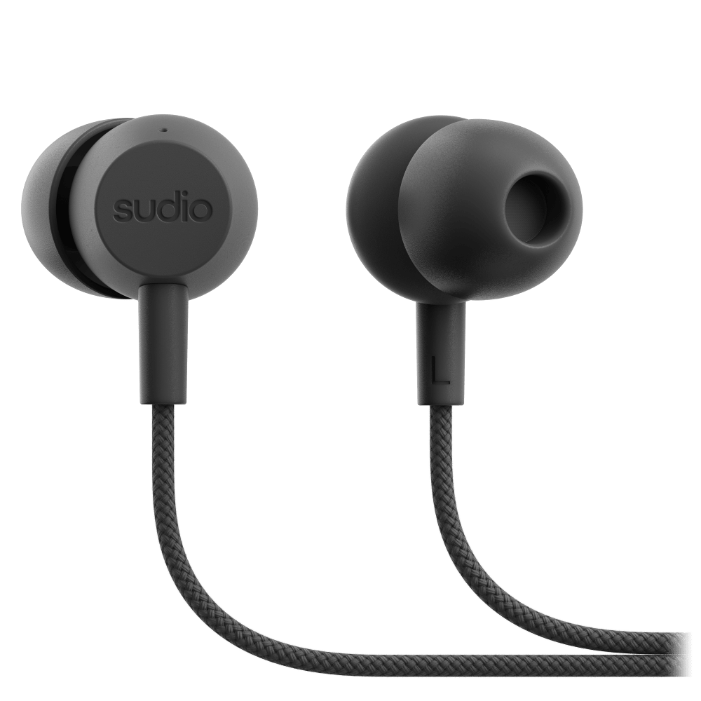 Wholesale cell phone accessory Sudio - V3s Essential Wired Earbuds - Black