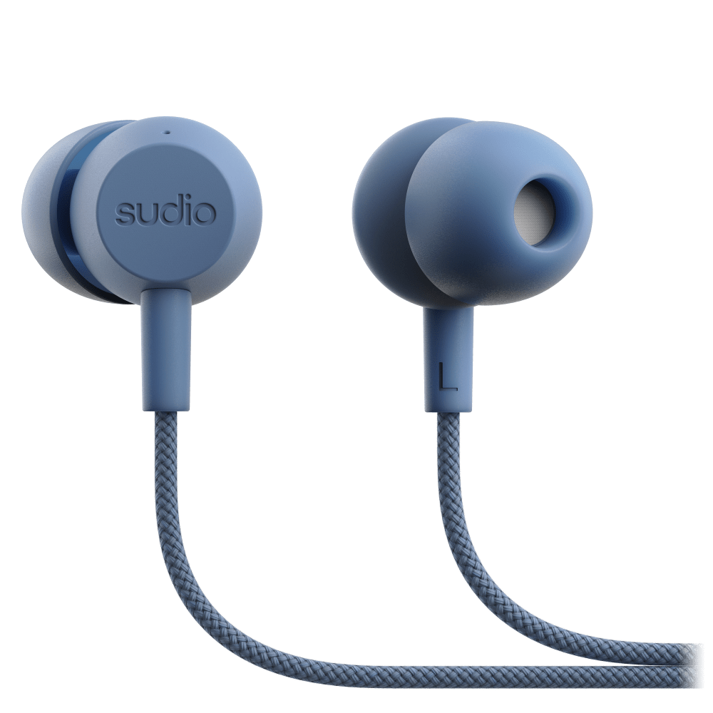 Wholesale cell phone accessory Sudio - V3s Essential Wired Earbuds - Blue
