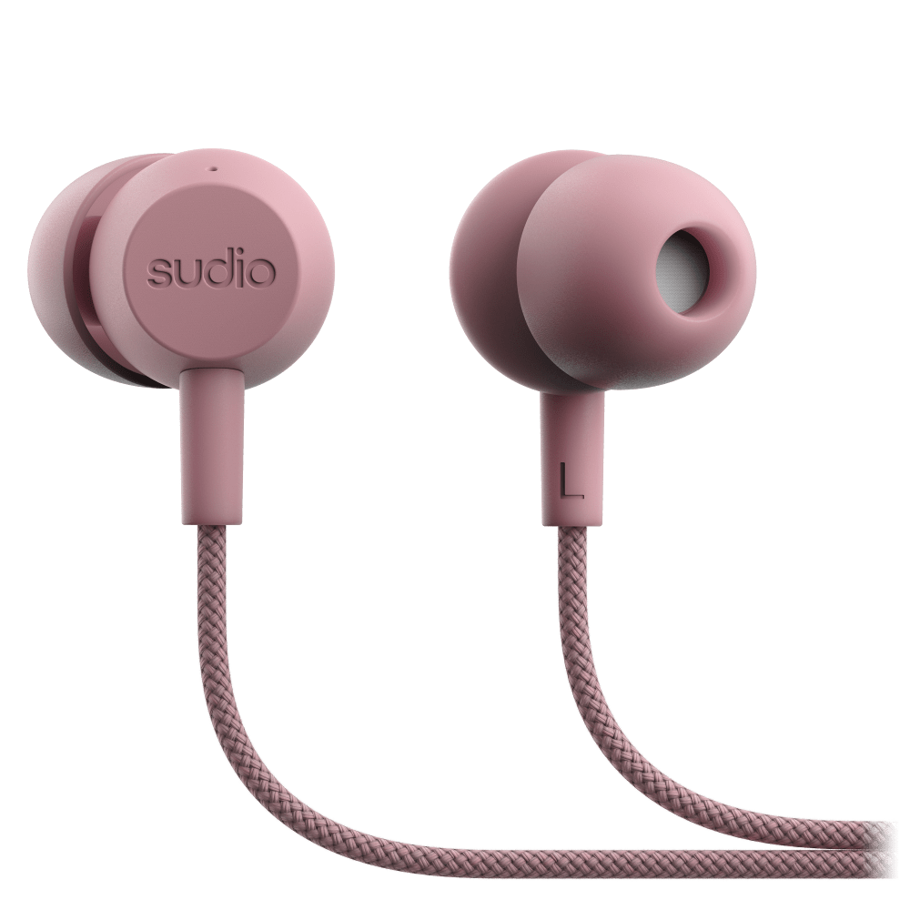 Wholesale cell phone accessory Sudio - V3s Essential Wired Earbuds - Pink