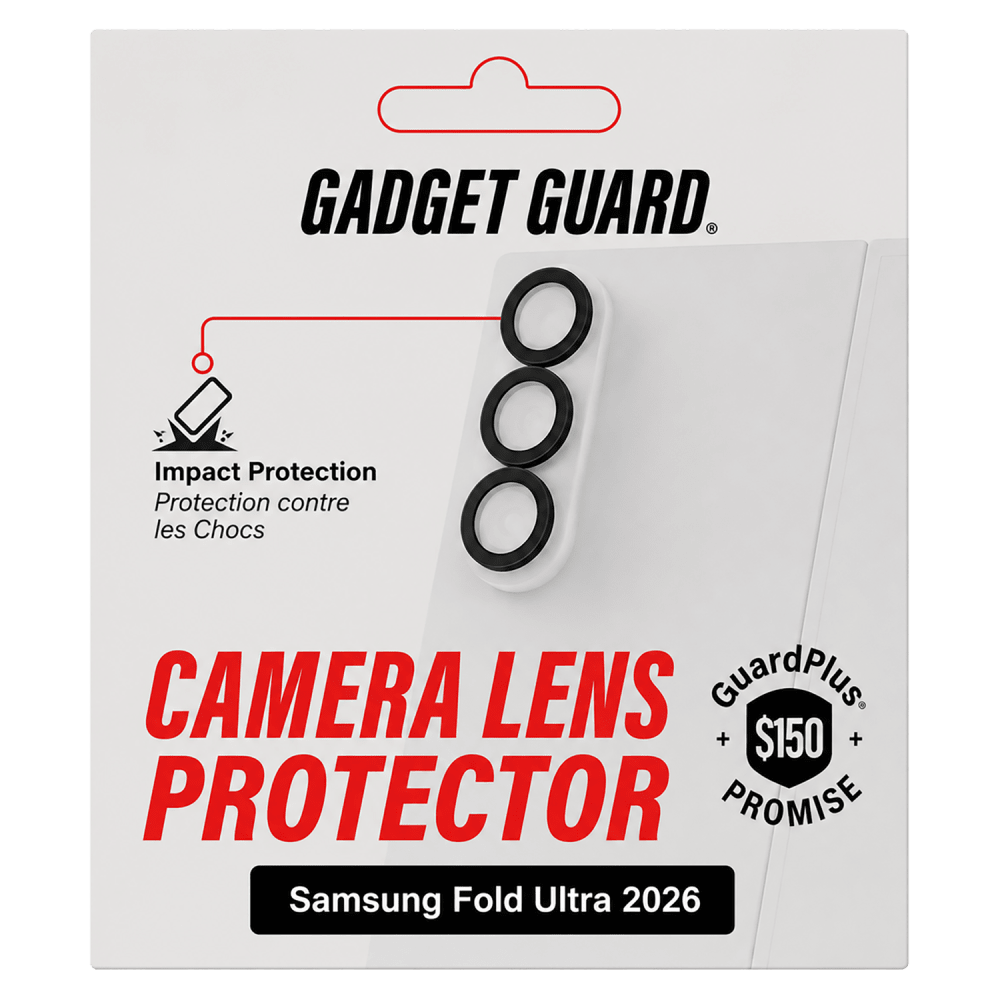 Wholesale cell phone accessory Gadget Guard - Camera Glass $150 Guarantee Lens Protector for