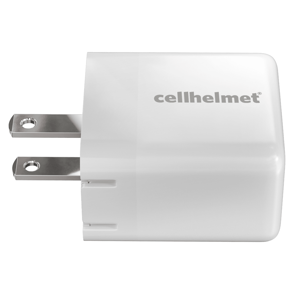 Wholesale cell phone accessory cellhelmet - USB A and USB C Dual Wall Charger 20W PD - White