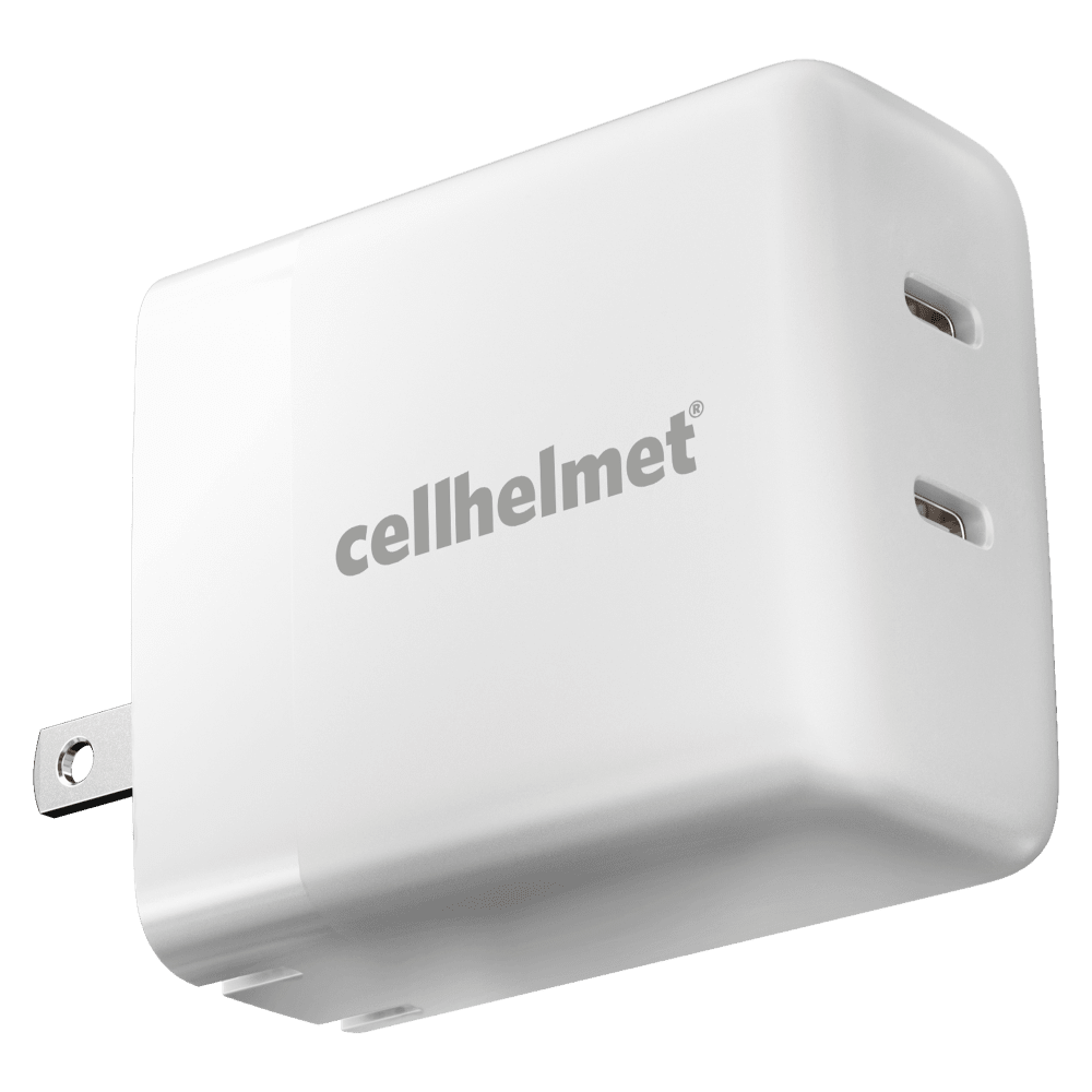 Wholesale cell phone accessory cellhelmet - USB C Dual Wall Charger 20W PD - White