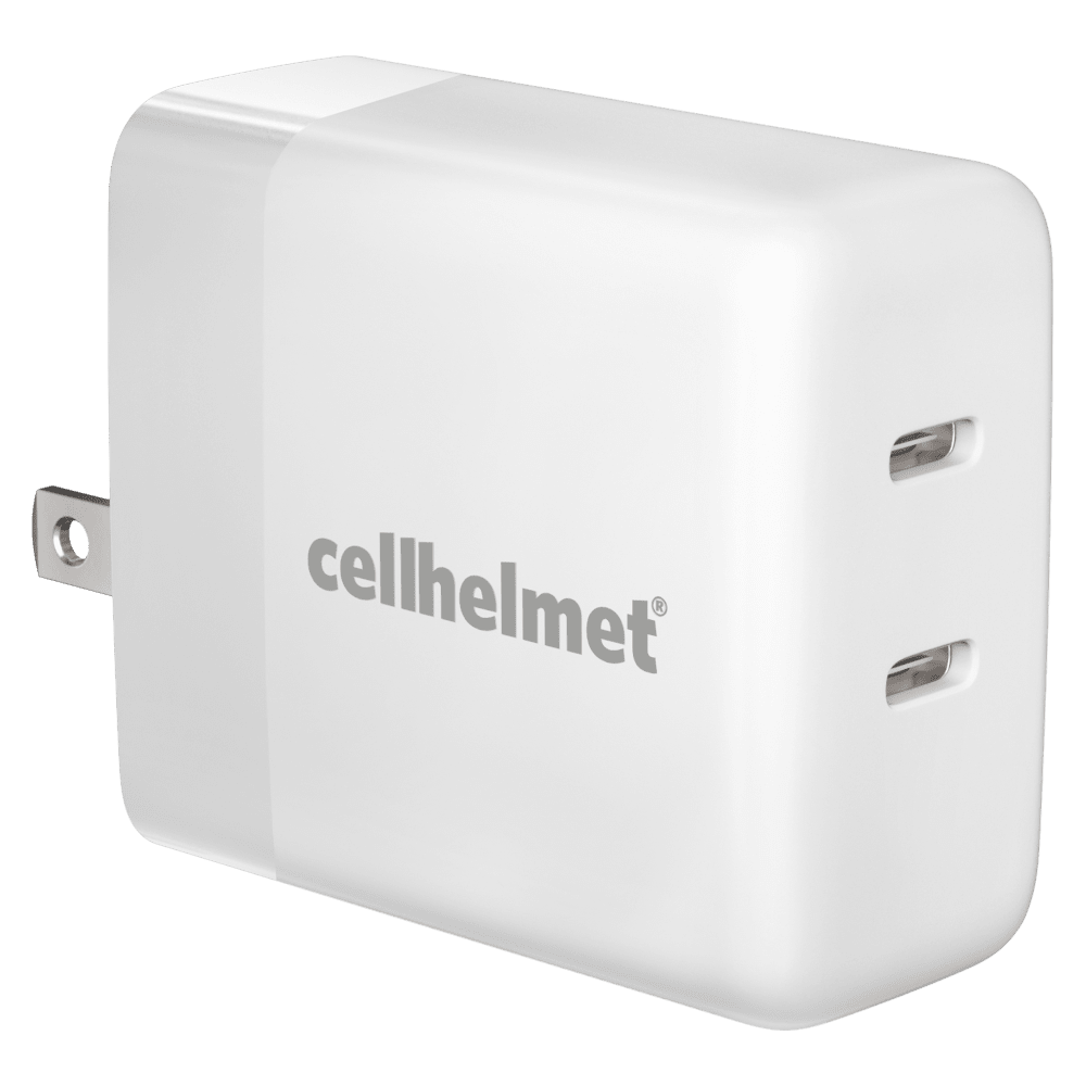 Wholesale cell phone accessory cellhelmet - USB C Dual Wall Charger 20W PD - White