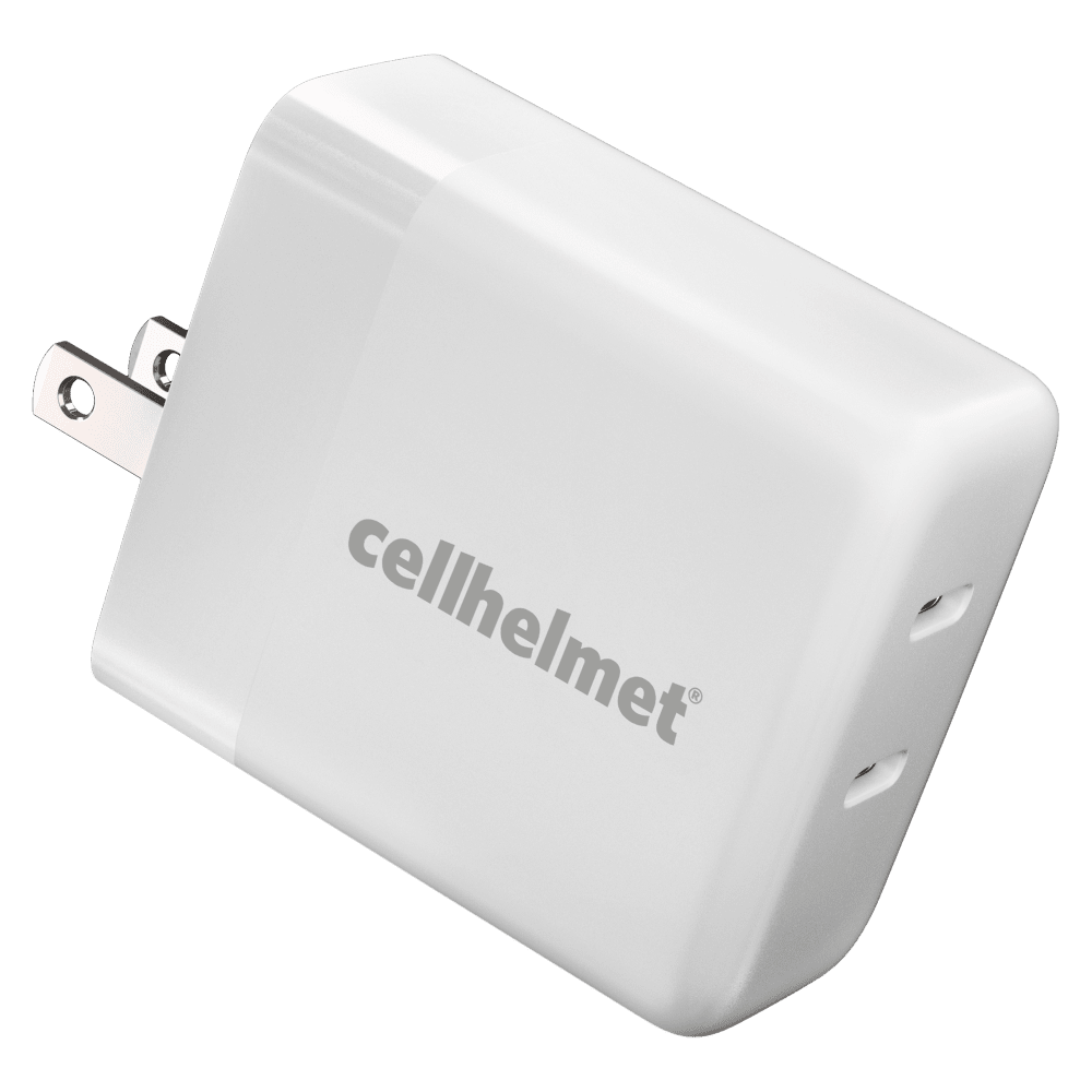 Wholesale cell phone accessory cellhelmet - USB C Dual Wall Charger 20W PD - White