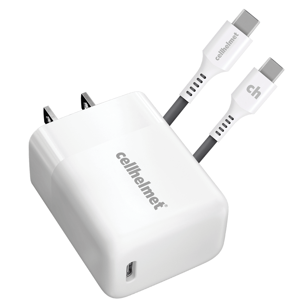 Wholesale cell phone accessory cellhelmet - Wall Charger 25W PD with USB C to USB C Cable -