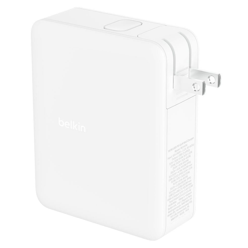 Wholesale cell phone accessory Belkin - USB C PD 140W PPS Wall Charger - White