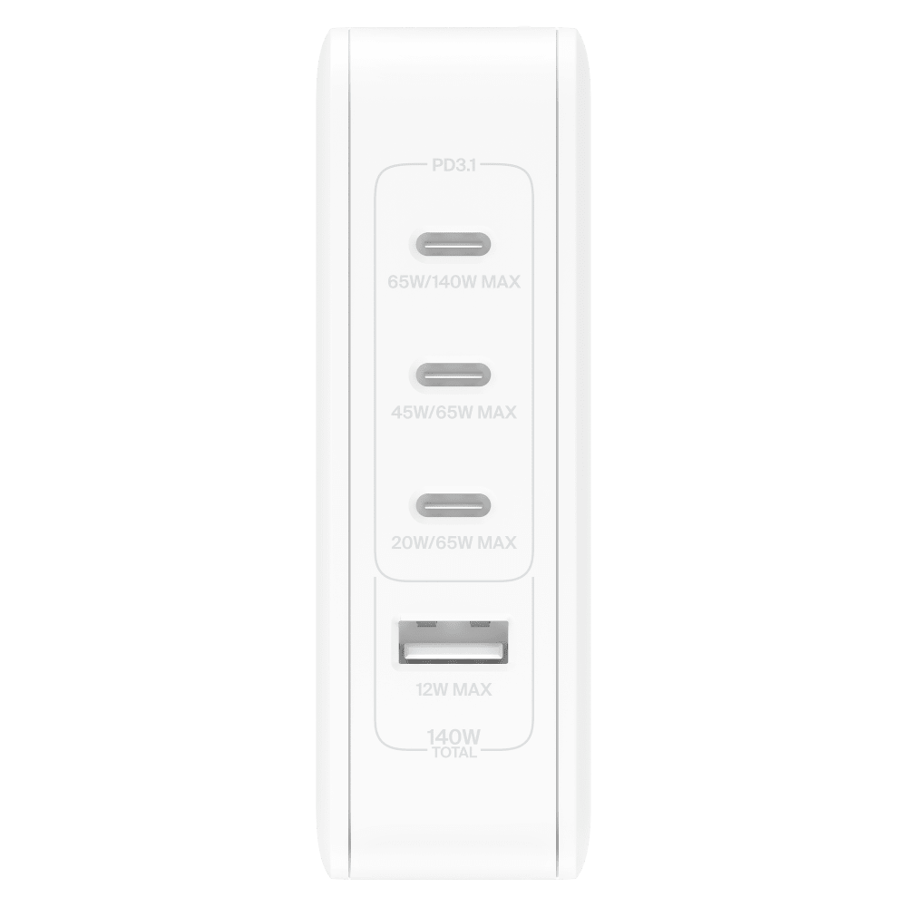 Wholesale cell phone accessory Belkin - USB C PD 140W PPS Wall Charger - White