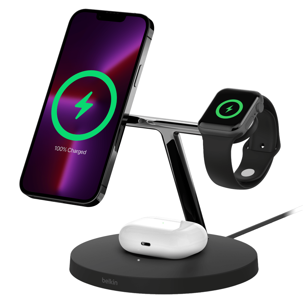 Wholesale cell phone accessory Belkin - Boost Charge Pro 3 in 1 MagSafe Wireless Charging Stand