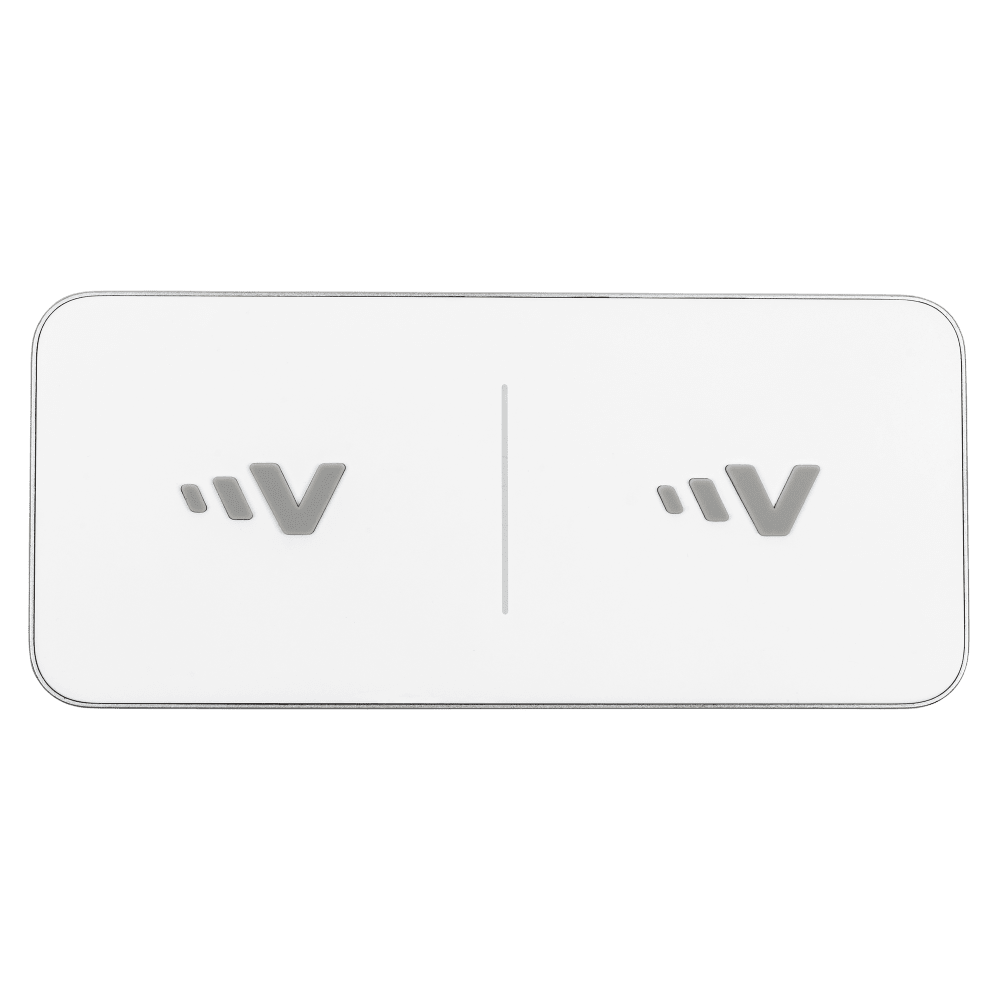 Wholesale cell phone accessory Ventev - Dual Wireless Chargepad 15W - White