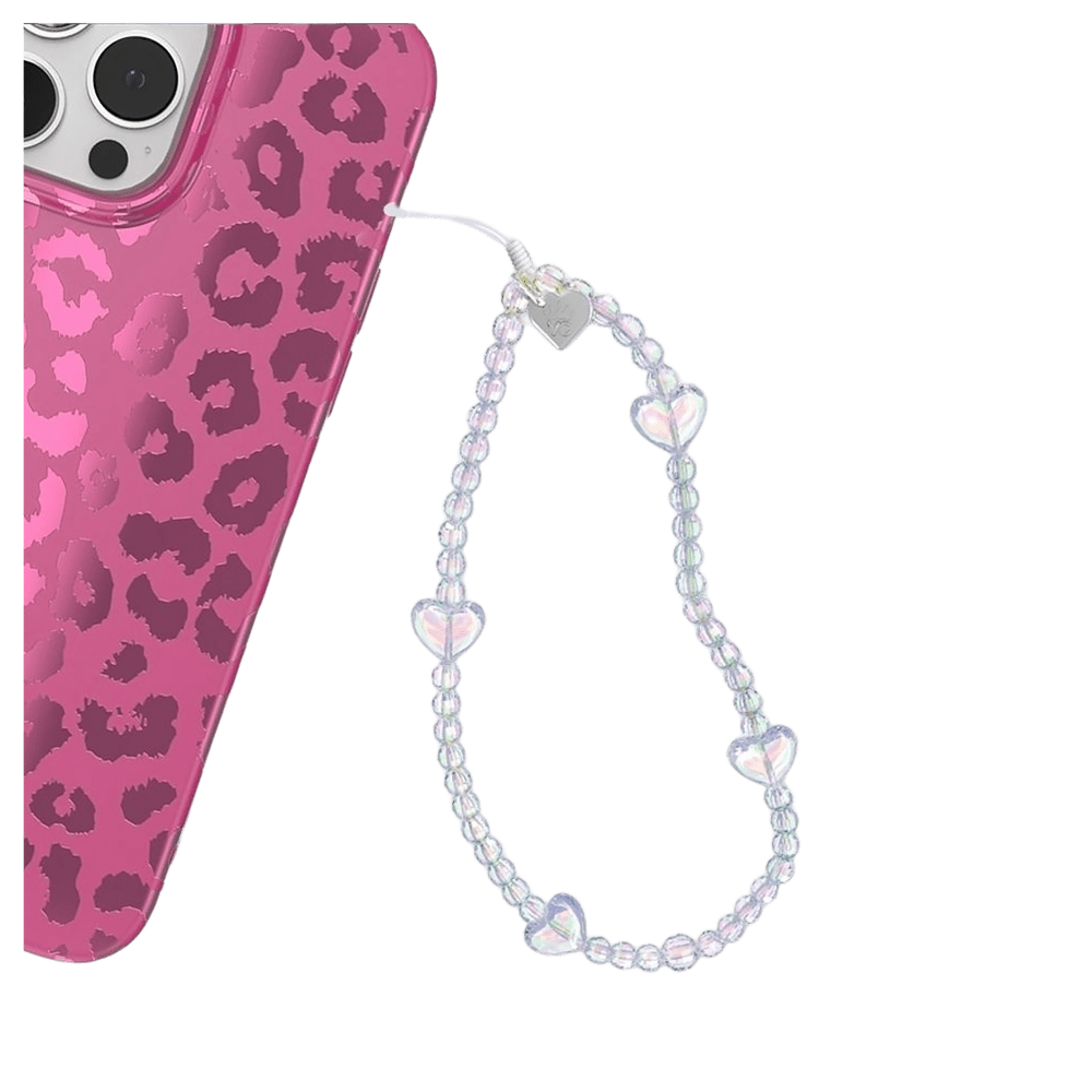 Wholesale cell phone accessory Velvet Caviar - Phone Charm - Holo Heart