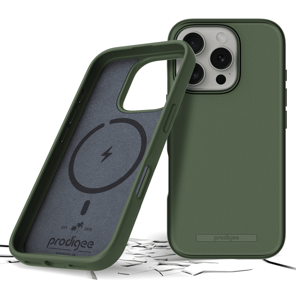 Wholesale cell phone accessory prodigee - Solid MagSafe Case for Apple iPhone 16 Pro - Hunter