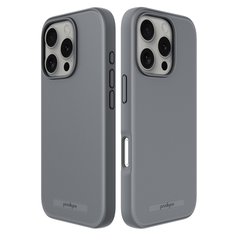 Wholesale cell phone accessory prodigee - Solid MagSafe Case for Apple iPhone 16 Pro - Pewter