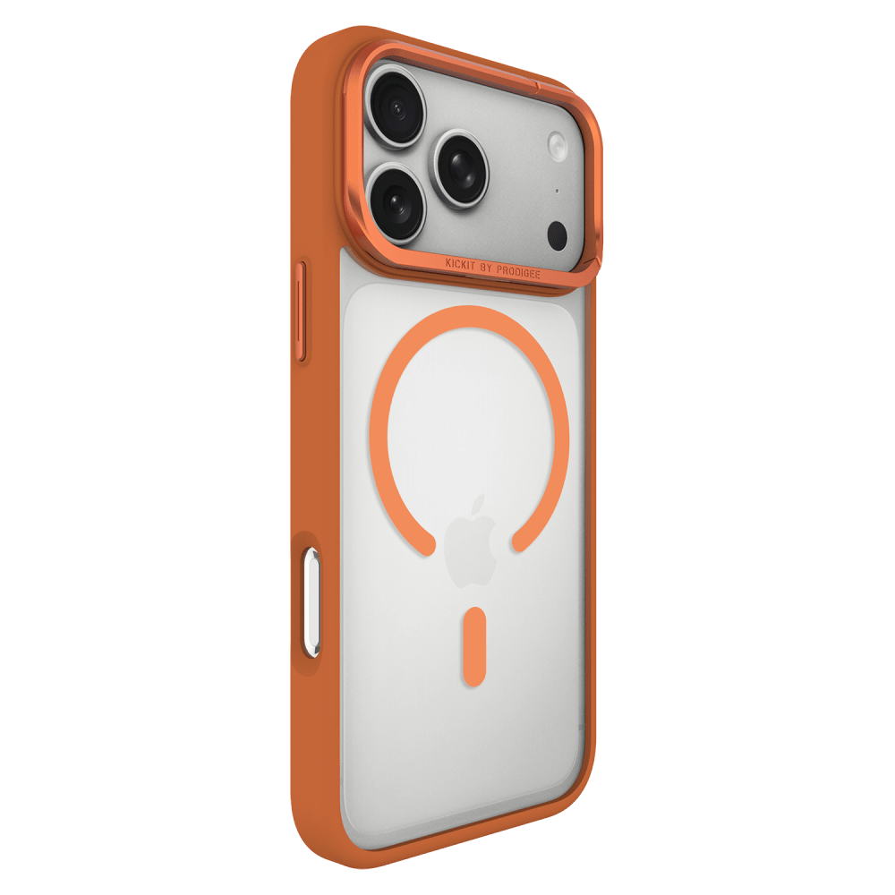 Wholesale cell phone accessory prodigee - KickIt MagSafe Case for Apple iPhone 17 Pro - Orange