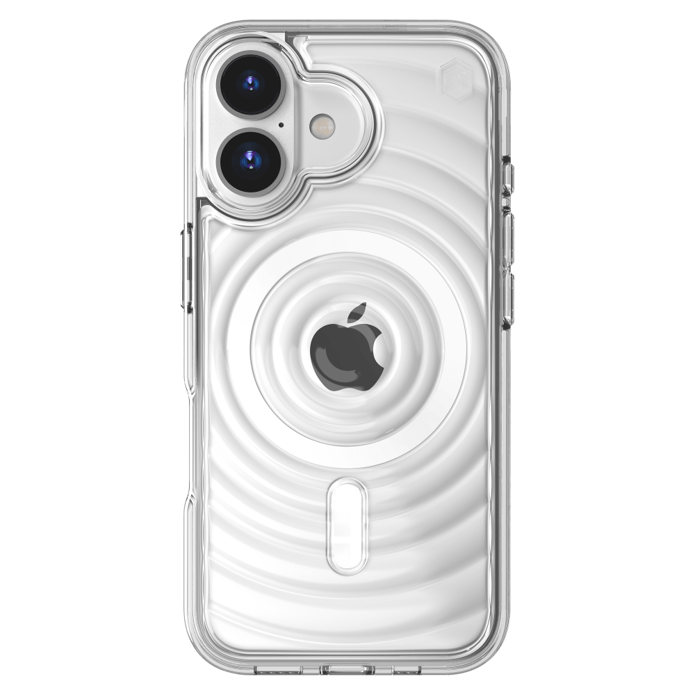 Wholesale cell phone accessory STM - Reawaken Ripple MagSafe Case for Apple iPhone 16 - Clear