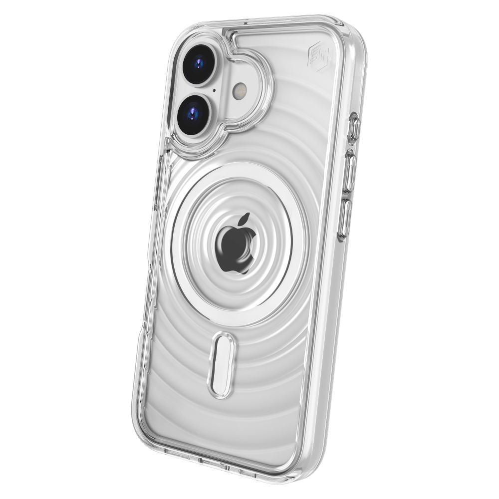 Wholesale cell phone accessory STM - Reawaken Ripple MagSafe Case for Apple iPhone 16 - Clear