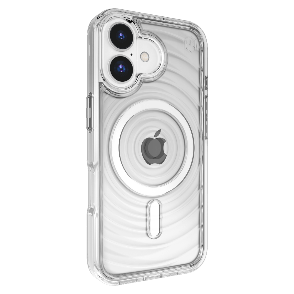 Wholesale cell phone accessory STM - Reawaken Ripple MagSafe Case for Apple iPhone 16 - Clear