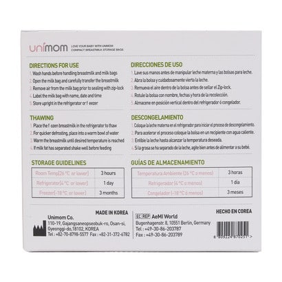 Túi trữ sữa Unimom Compact UM870169 5 Túi trữ sữa Unimom Compact UM870169 7