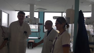 A la néonatalogie de Santé Atlantique