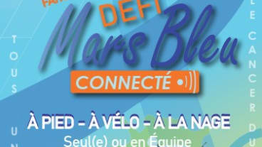 DEFI CONNECTE MARS BLEU