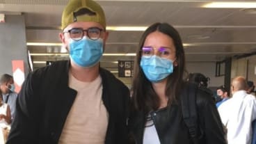 Romain et Coralie, infirmiers au CMC Les Cèdres à Brive-la-Gaillarde