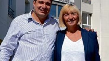 Éric bordeaux-Montrieux laisse sa place de directeur de l’hôpitalprivé Guillaume-de-Varye à Christine Cancel.