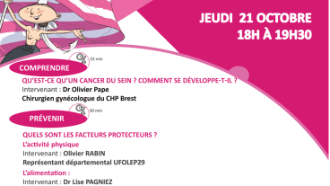 octobre rose webinaire cancer du sein brest