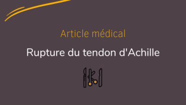 rupture du tendon d'achille clinique du parc lyon